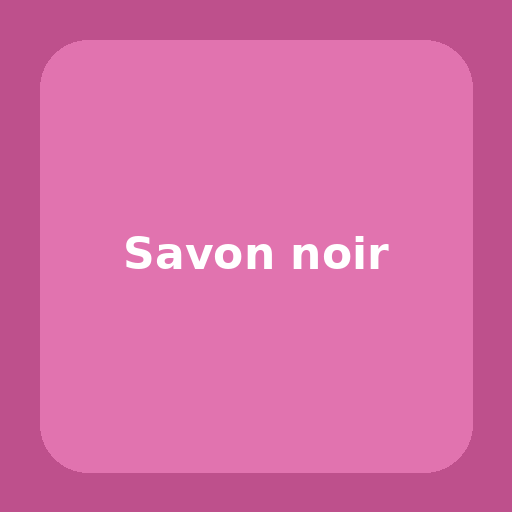 Savon noir